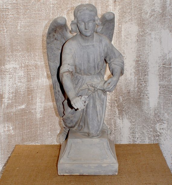 Victorian Terracotta Angel Statue (SOLD)
