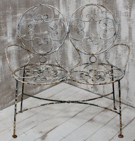 Victorian Wirework Loveseat (SOLD)