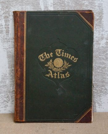 Rare Leather Bound ‘The Times Atlas’ 1895 (SOLD)