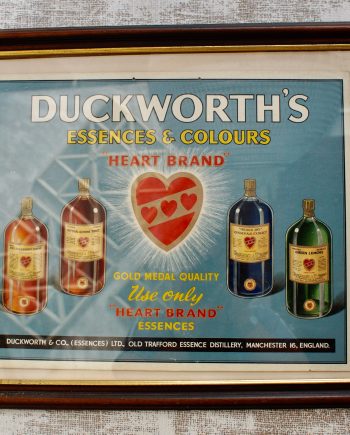 Original Duckworth's Essences & Colours Advertising Card