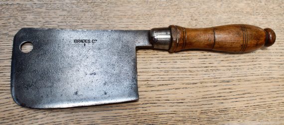 Victorian Butchers Meat Cleaver By Brades Co (SOLD)