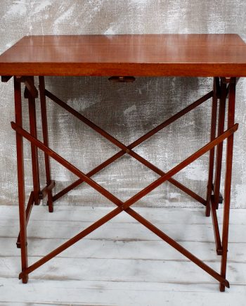 Edwardian Mahogany Antique Hatherley Folding Artists Table (SOLD)
