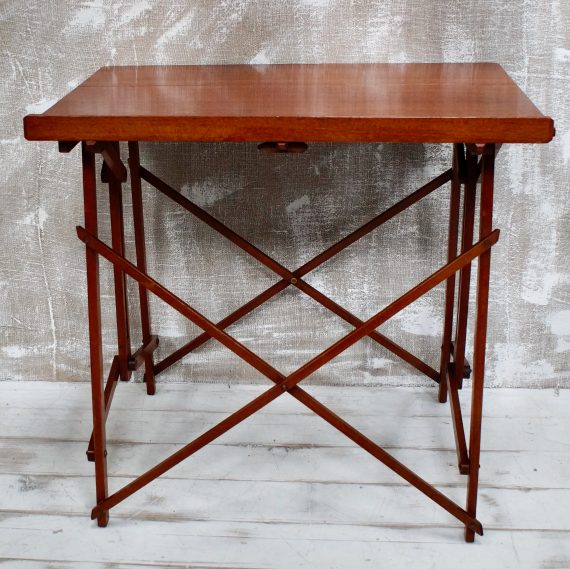 Edwardian Mahogany Antique Hatherley Folding Artists Table (SOLD)