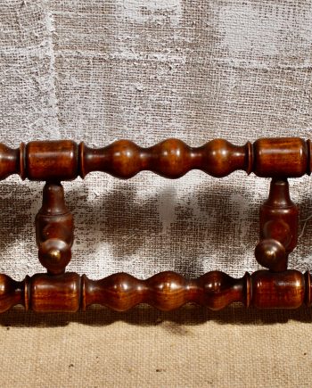 Victorian French Bobbin Turned Wall Mounted Hat Rack (SOLD)