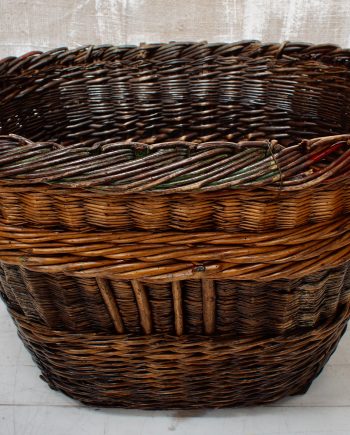 Antique French Champagne Grape Harvest Basket (SOLD)