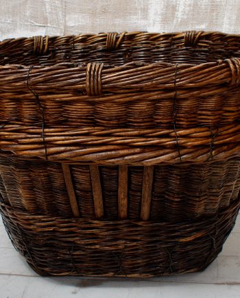 Antique French Champagne Grape Harvest Basket (SOLD)