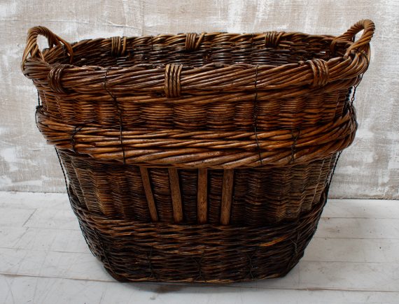 Antique French Champagne Grape Harvest Basket (SOLD)