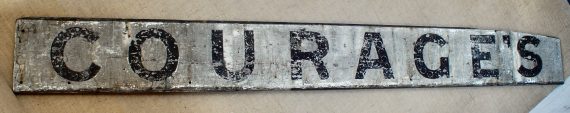 Large Victorian Courage’s Shop Front Sign