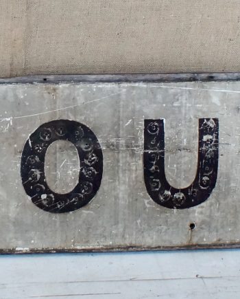 Large Victorian Stout Shop Front Sign