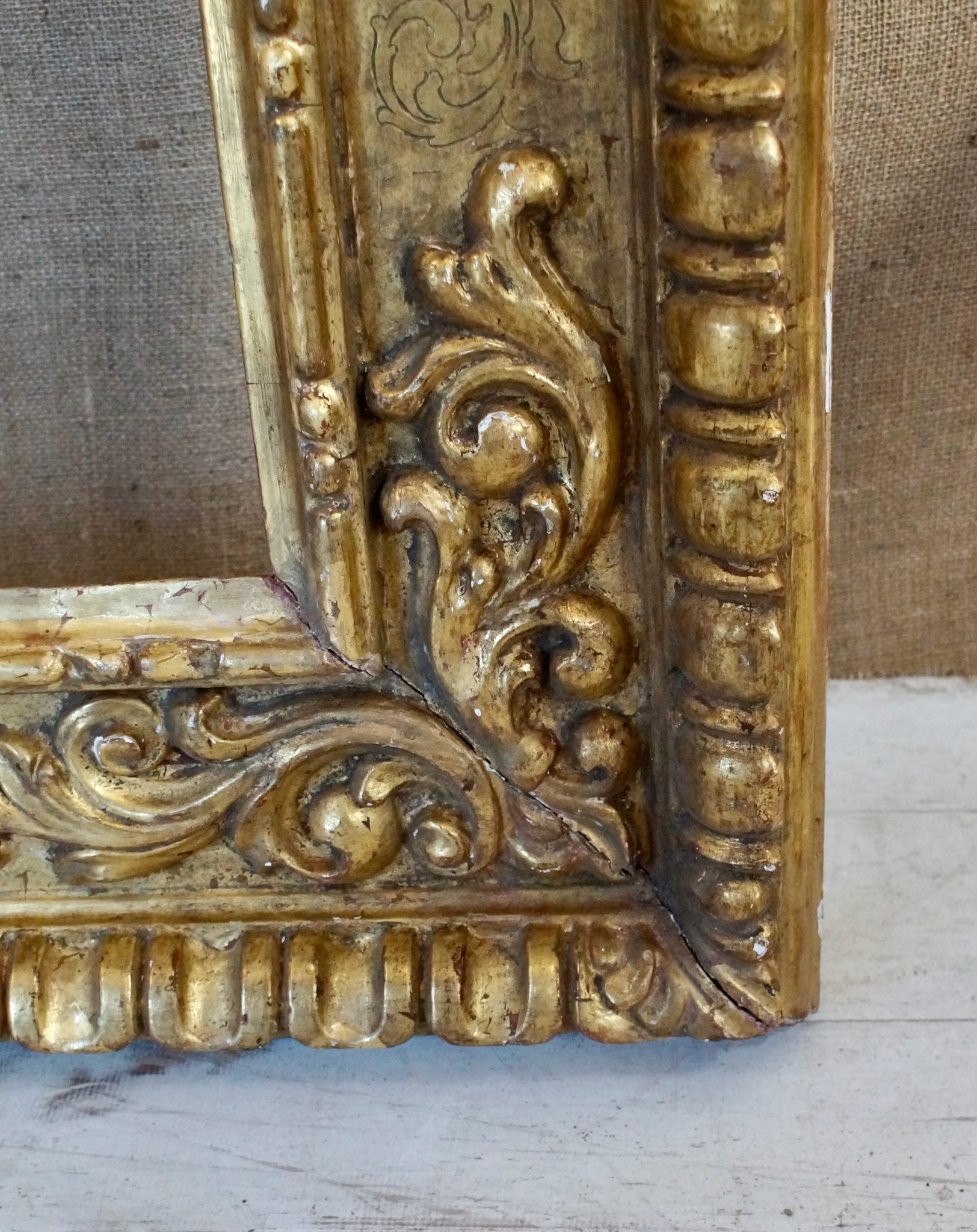 Large Victorian Gesso Gilt Frame Clubhouse Interiors Ltd
