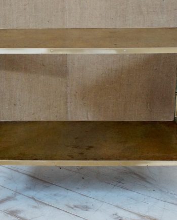 Maison Bagués Style Faux Bamboo Brass Coffee Table (HOLD)