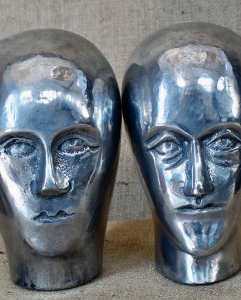 Cast Aluminium Milliner Heads (SOLD)