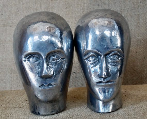 Cast Aluminium Milliner Heads (SOLD)