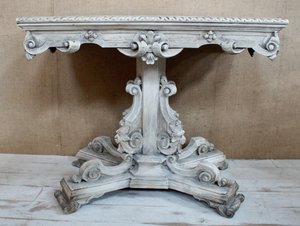 Victorian Italian Baroque Faux Marble Centre Table