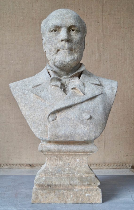 Heavy Cast Iron Library Bust (SOLD)