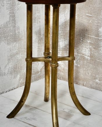 J Weiss & Son Bakelite and Brass Surgical Stool (SOLD)
