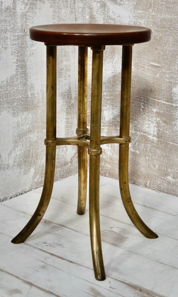 J Weiss & Son Bakelite and Brass Surgical Stool (SOLD)