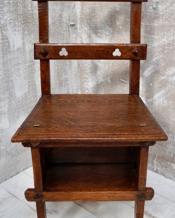 Victorian Oak Metamorphic Library Chair (SOLD)