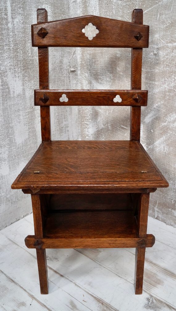 Victorian Oak Metamorphic Library Chair (SOLD)