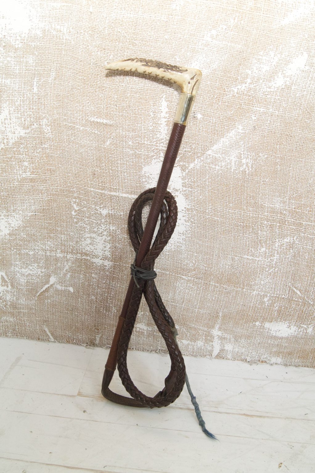 Swaine Vintage Hunting Whip (SOLD) Clubhouse Interiors Ltd