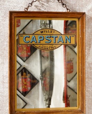 Wills Capstan Cigarette Advertising Mirror