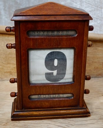 Antique Mahogany Perpetual Calendar (SOLD)