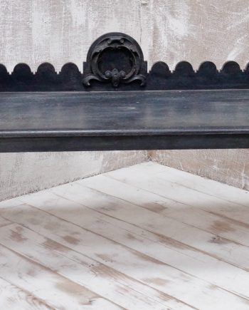 Antique Mahogany Bobbin Turned Hall Bench (SOLD)