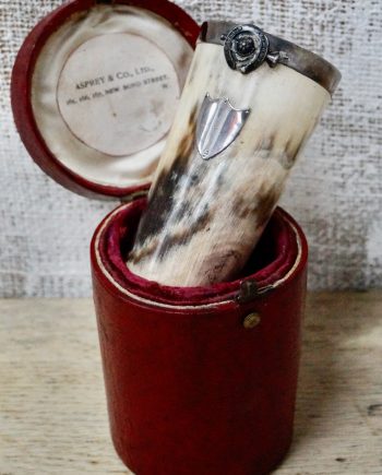 Victorian Jockey Club Horn Beaker