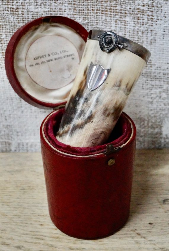 Victorian Jockey Club Horn Beaker