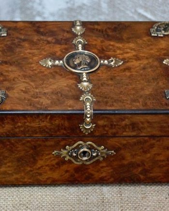 Antique Grand Tour Burr Walnut Jewellery Box (SOLD)