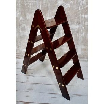 Victorian Mahogany Library Ladders (SOLD)
