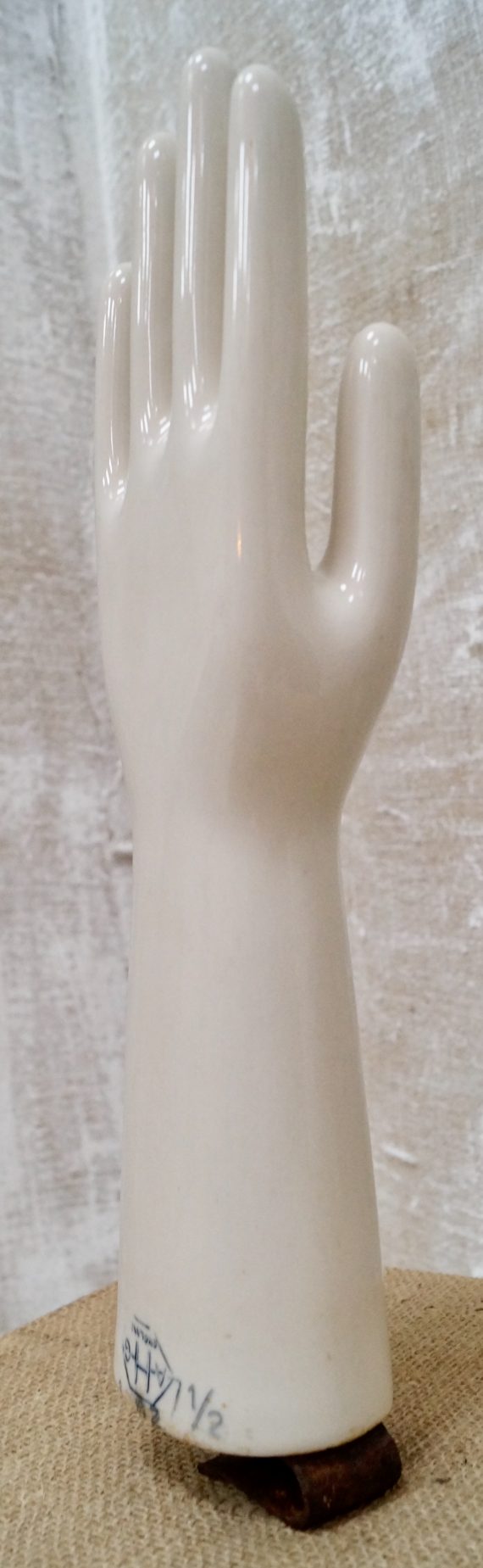 Vintage Porcelain AHG Latex Glove Mould