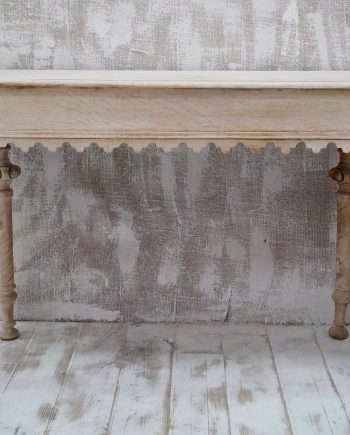 Victorian Pugin Bleached Oak Hall Table (SOLD)
