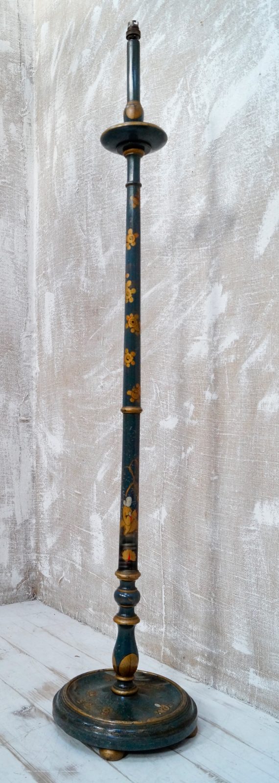 Edwardian Chinoiserie Floor Lamp