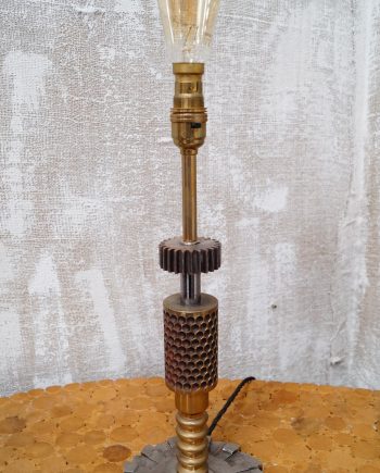 Antique Brass Candy Drop Roller Lamp