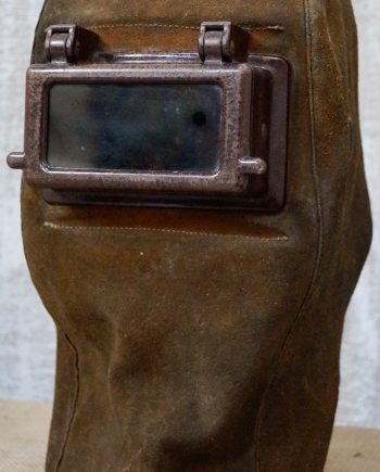 1930s Suede and Bakelite Full Welders Hood (SOLD)