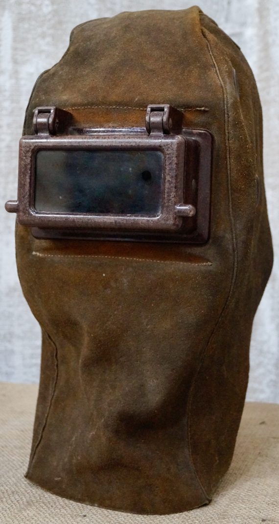 1930s Suede and Bakelite Full Welders Hood (SOLD)