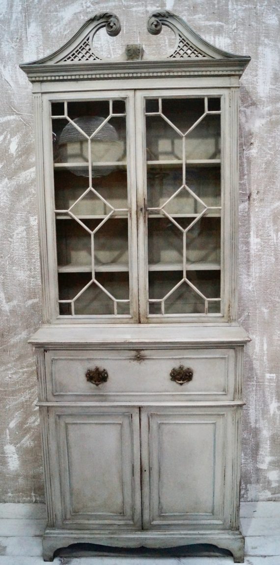 George III Mahogany Secretaire Bookcase (SOLD)