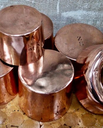 Victorian Copper Jelly Moulds