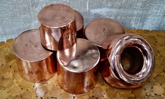 Victorian Copper Jelly Moulds