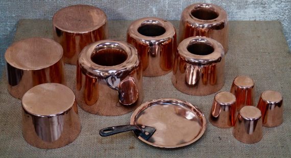 Victorian Copper Jelly Moulds