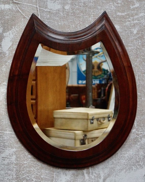 Victorian Mahogany Horseshoe Mirror (ON HOLD)