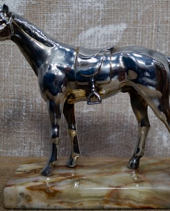 Plated Horse Sculpture (SOLD)