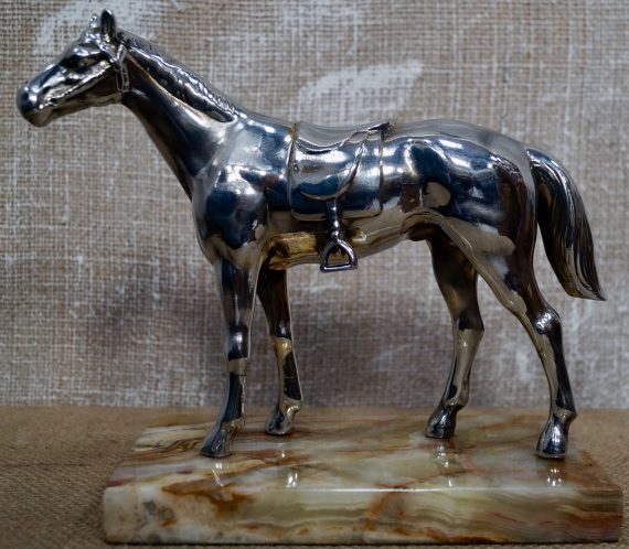 Plated Horse Sculpture (SOLD)