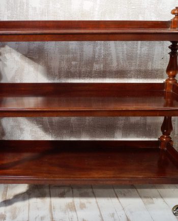 Victorian Mahogany Three Tier Buffet Trolley (SOLD)