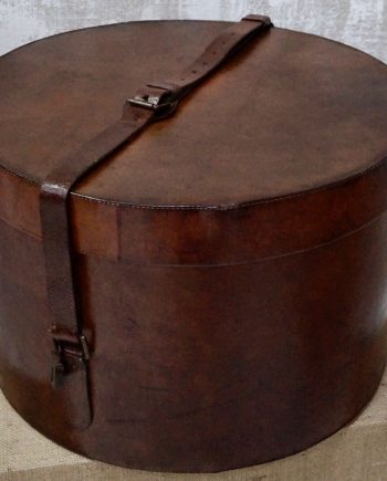 Victorian Leather Hat Box (SOLD)