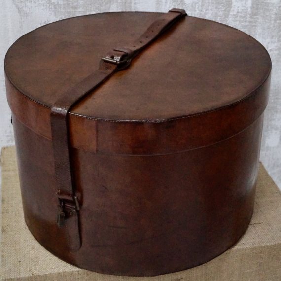 Victorian Leather Hat Box (SOLD)