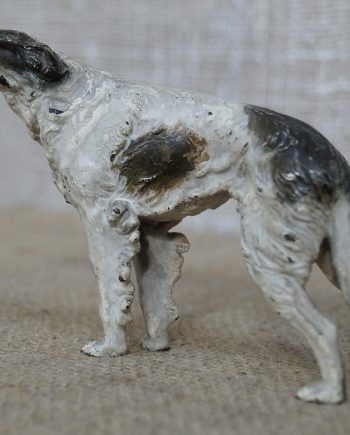 Cold Painted Miniature Bronze Russian Borzoi