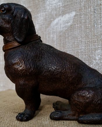 Victorian Terracotta Dachshund