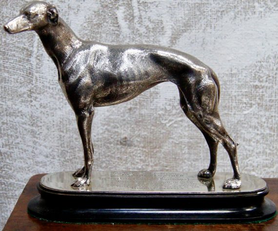 Silver Plated Greyhound Trophy (SOLD)